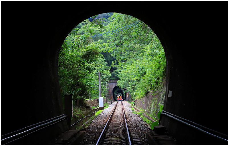 mystical tunnels from the movie Spirited Away