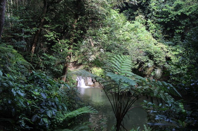 伯公潭二米高小瀑布